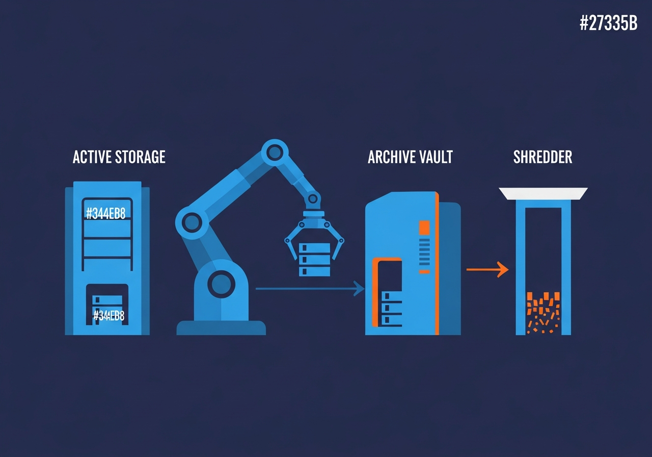 Data deletion pipeline with cascading removal across storage systems
